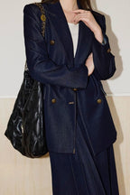 Double Breasted Twill Blazer image 2