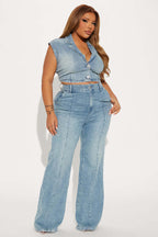 Loose Fit Washed Straight Jean image 6