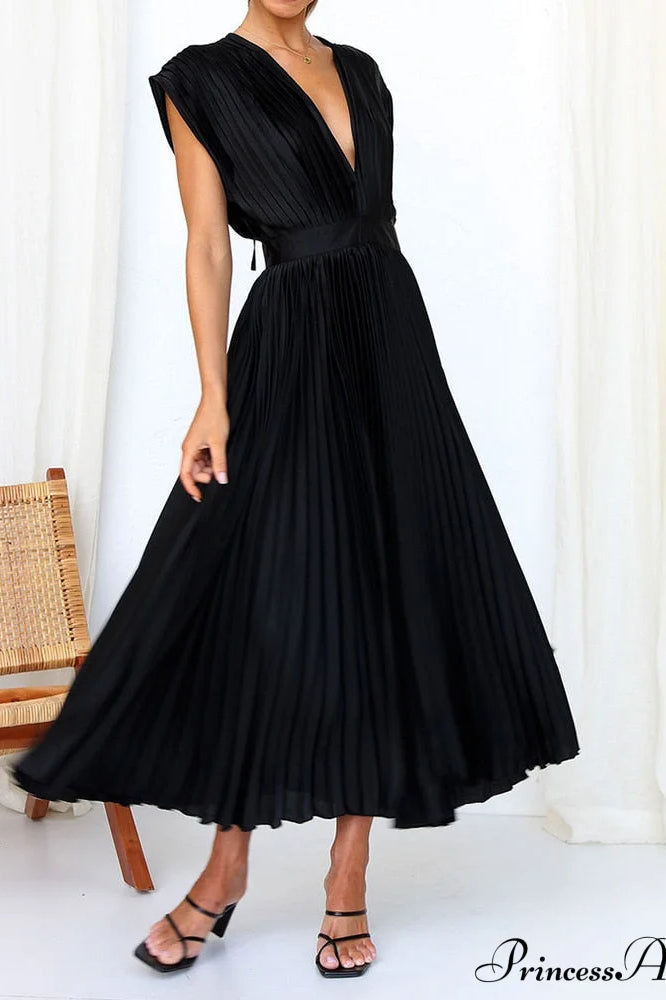 Female Loose Zipper Trendy Pleated Party Dress image 3
