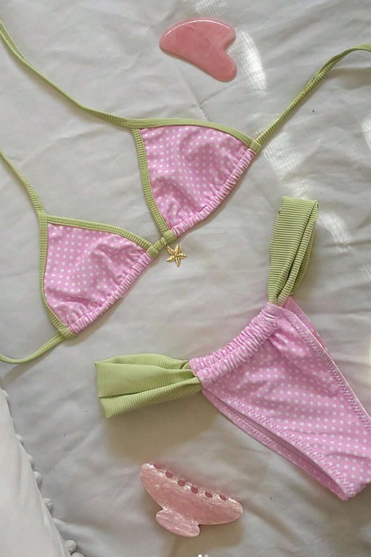Sexy Triangle Cup Two Piece Swim Set image 2