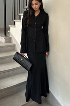 Slim Fit V Neck Blazer Two Piece Set image 5