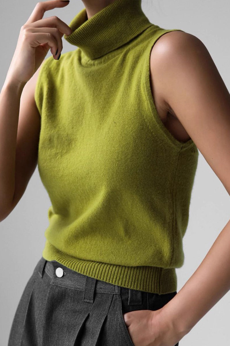 Slim Turtleneck Knit Top image 19