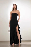 Ruffled Bustier Side Slit Formal Dress image 10