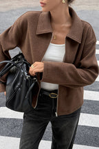 Elegant Long Sleeve Versatile Jacket image 7