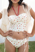 Sweet Tie Print Two Piece Swim Set image 1