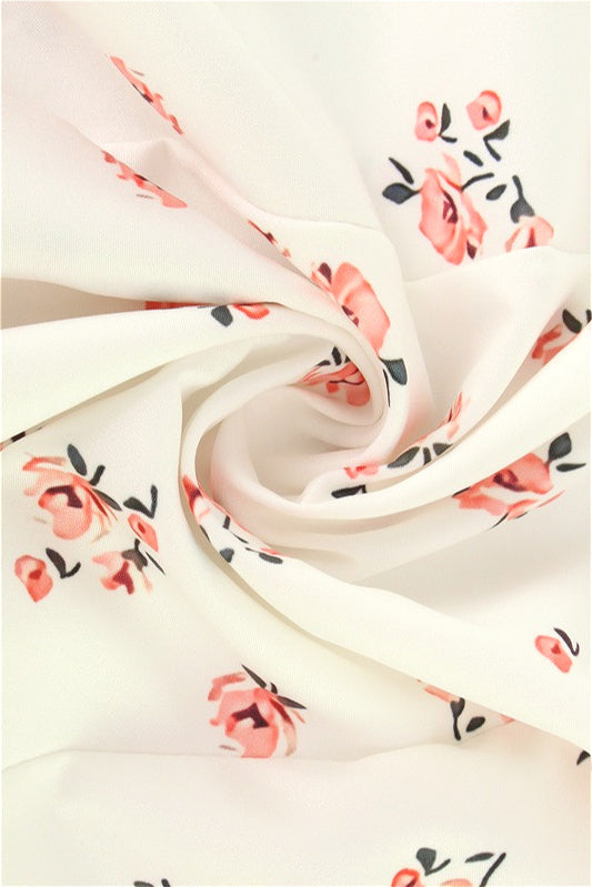 Floral Split Puff Sleeve Elegant Maxi Dress image 7