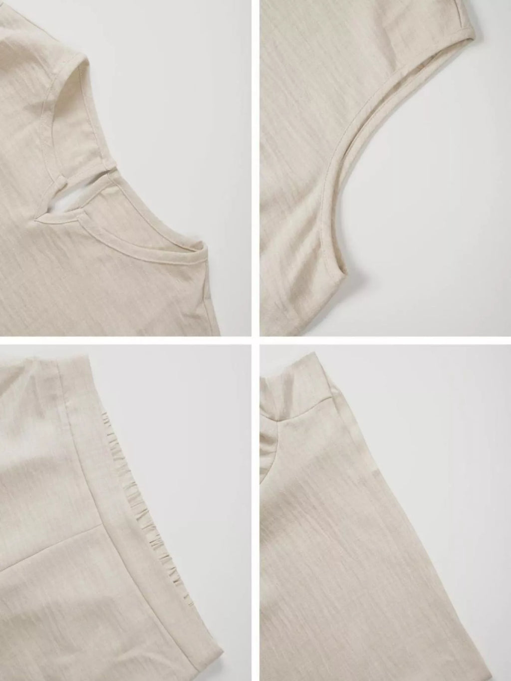 Dulcie Short Set detail view styled for Avrienne