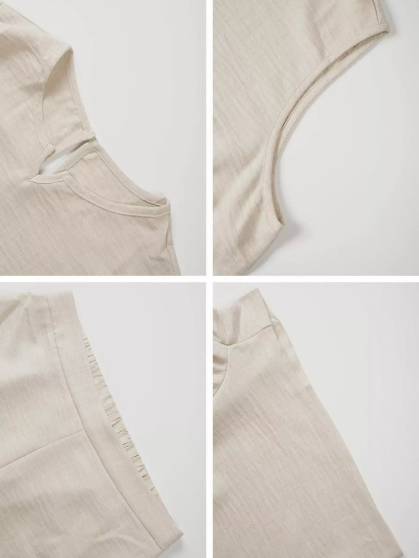 Dulcie Short Set detail view styled for Avrienne