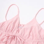 Sexy Solid Slim Tie Cami Top image 6