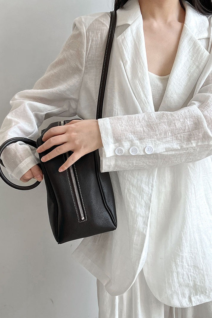 Lightweight Linen-Look Blazer image 8