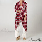 Solid Asymmetrical Cowl Neck Blouse image 10