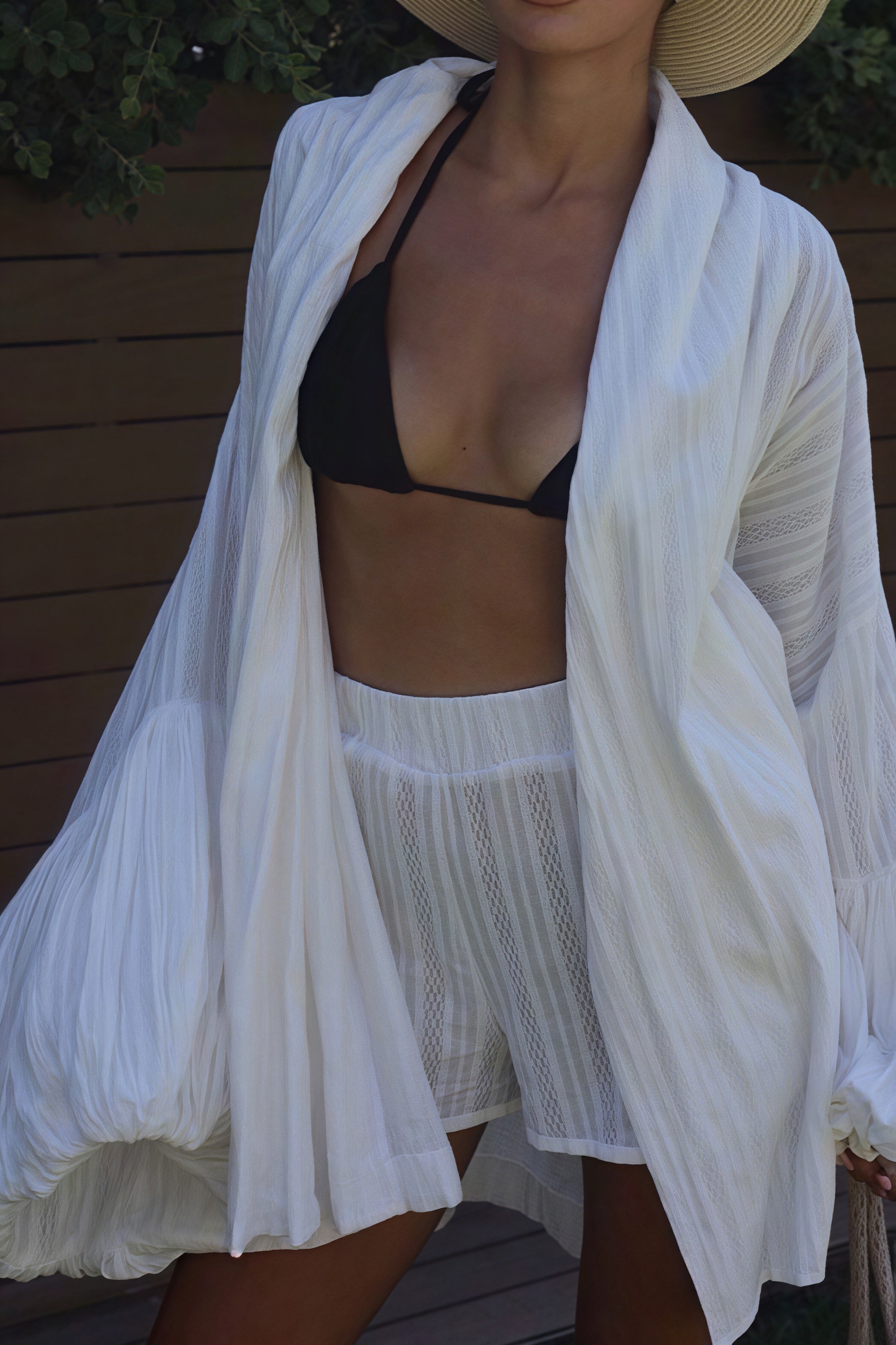 Solid Tie Loose Cutout Two Piece Set image 3