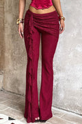 Sexy Lace Ribbon Wide Leg Fashion Pants image 1