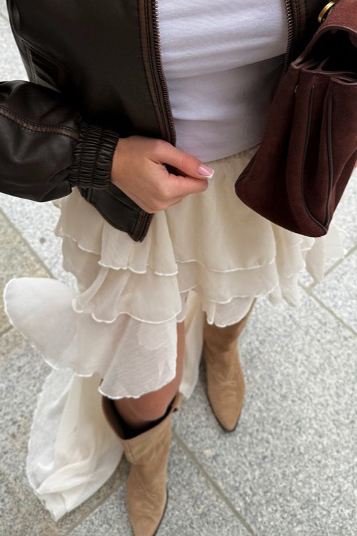 Casual Chic Asymmetrical Hem A Line Skirt image 5