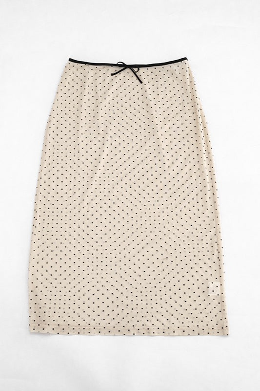 Sexy Polka Dot Mesh Sheer High Waist Skirt image 9