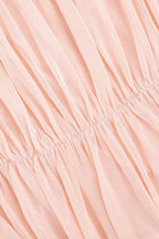 Solid Pleated Elegant Slim Mini Dress image 5