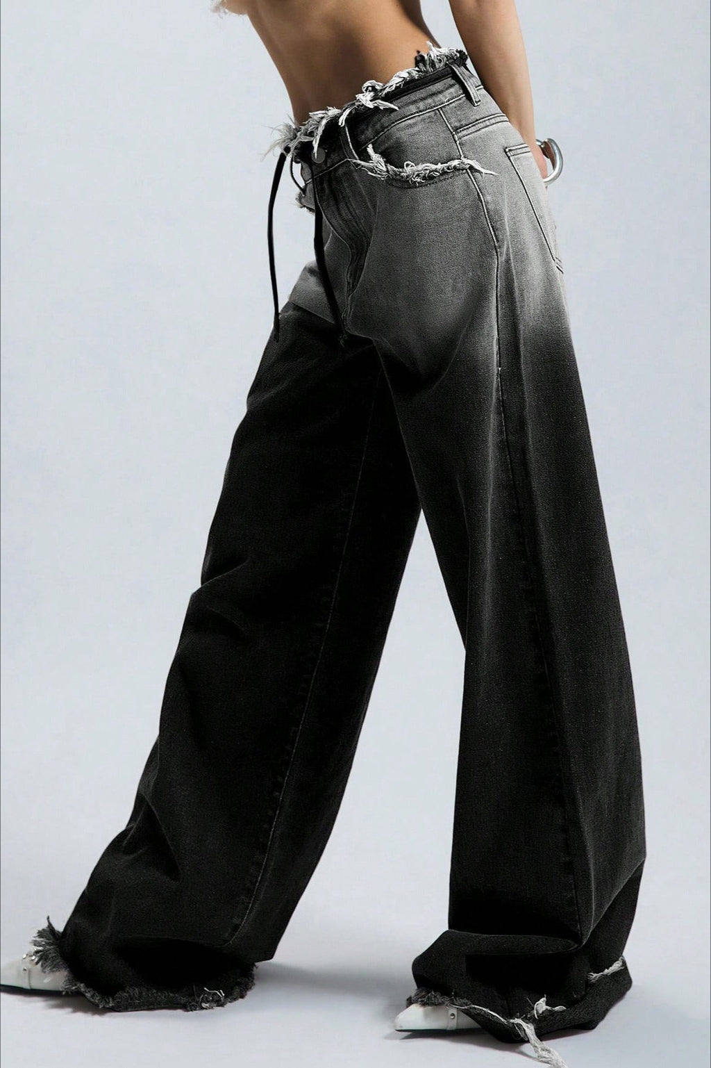 Ombre Low Rise Straight Leg Jeans image 6