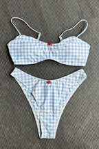 Sexy Lace Up Triangle Bikini Two Piece Sets image 2