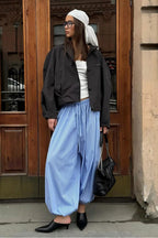 Striped Loose Fit Bloomers pant image 1