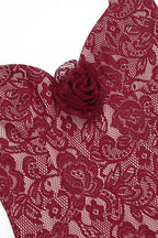 Lace Halter Bodycon Maxi Dress image 6