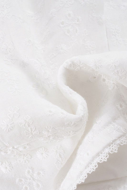 Solid Texture Ruffle Pleated Mini Skirt image 7