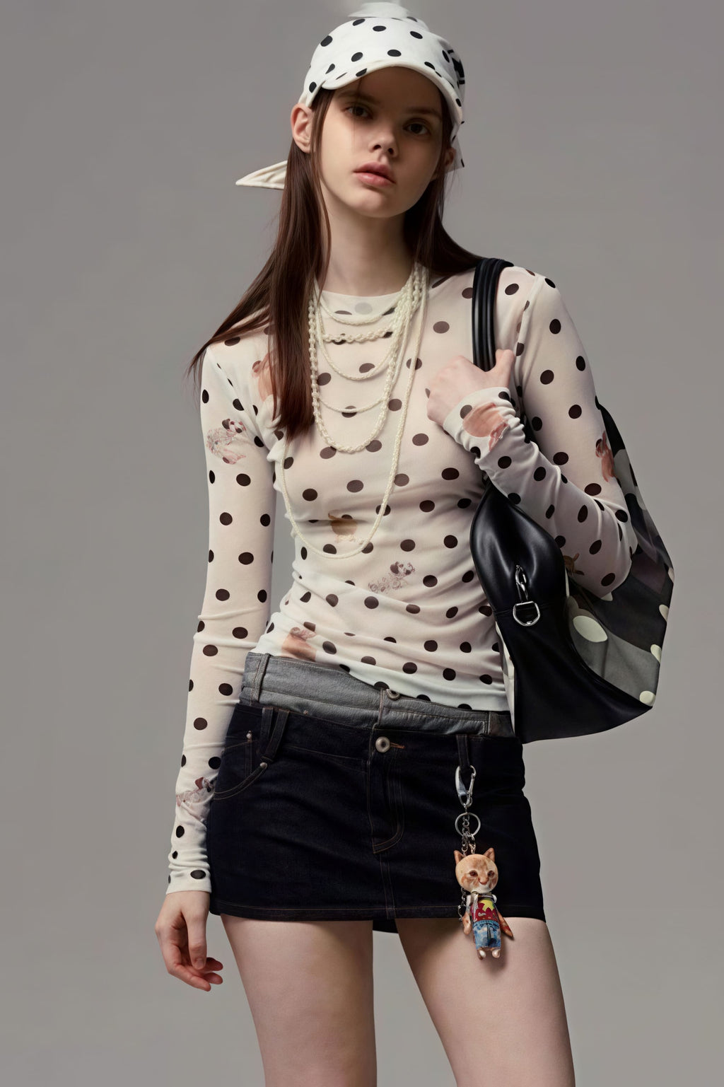 Slim Fit Short Length Animal Print Blouse image 2