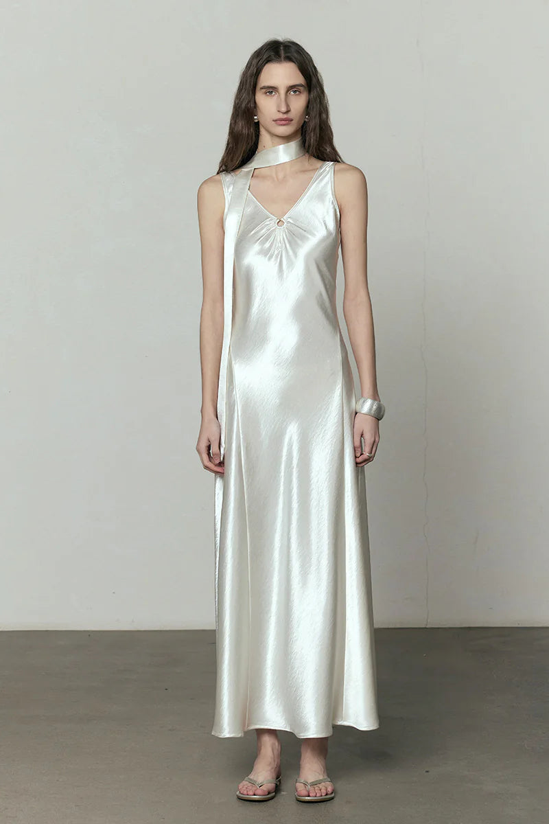 New Temperament V-Neck Maxi Dress image 1