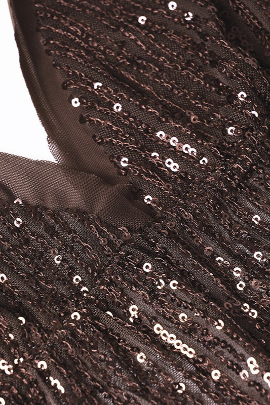 Sexy Mesh Sequin Backless Halter Top image 6