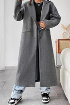 Minimalist Wool Duster Coat image 4