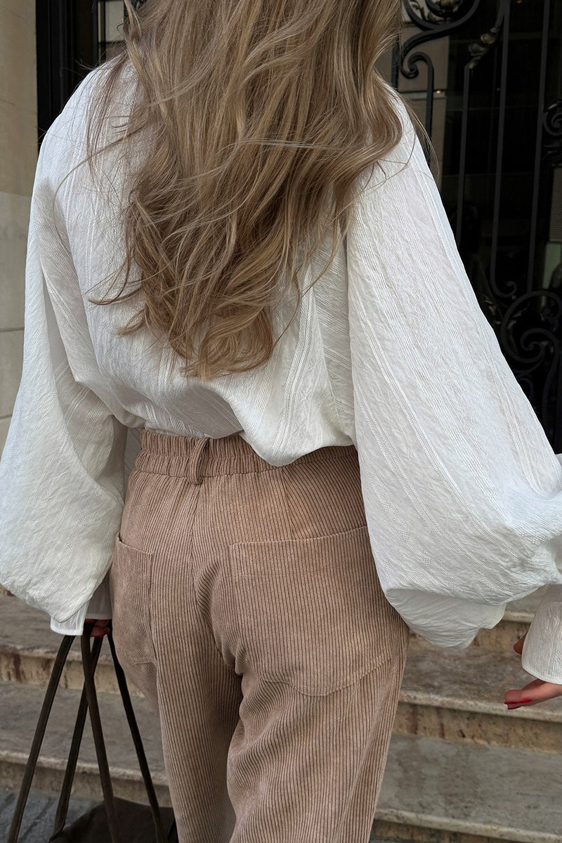Cotton Corduroy Wide Leg Pants image 4