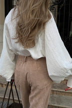 Cotton Corduroy Wide Leg Pants image 4