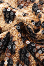 Colorblock Leopard Strapless Maxi Dress image 4