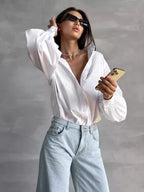 Loose Lantern Sleeve Blouse image 2