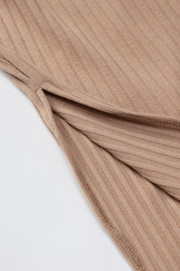 One Shoulder Split Sweater Dress image 5