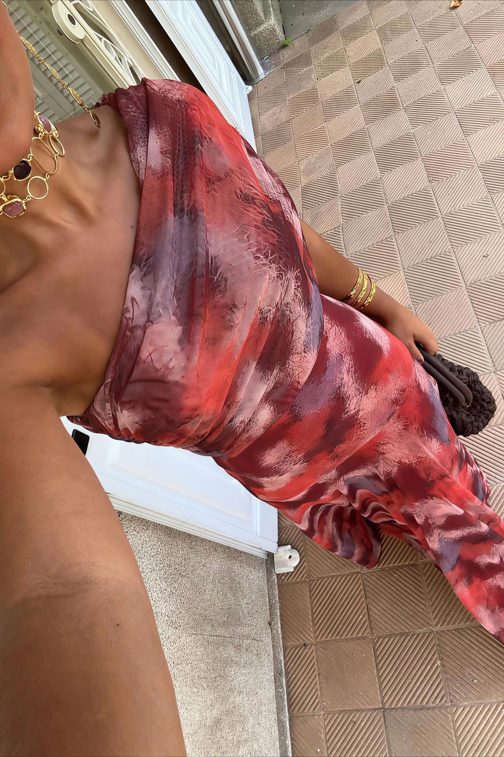 Floral Print Ruched Flared A-Line Vacation Mini Dress image 3