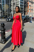Chic Tie Cami High Waist Skirt Set image 1