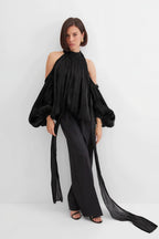 Unique Design Off Shoulder Long Sleeve Blouse image 9