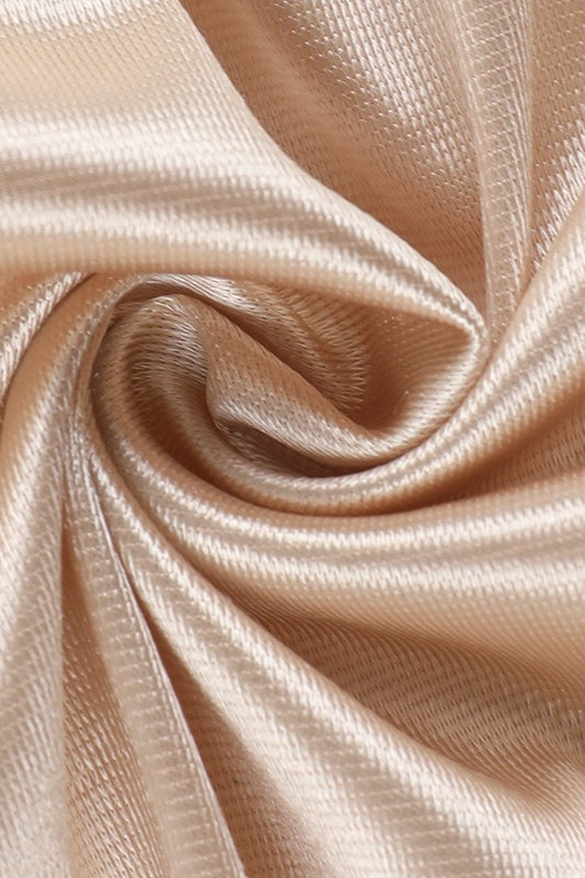 Silk Satin Off Shoulder Slit Formal Dress image 8