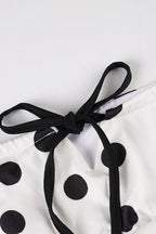 Retro Contrast Polka Dot Bikini Set image 4