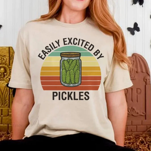 Easily Excited By Pickles T-shirt image 1