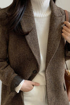 Wool Blend Solid Color Blazer image 2