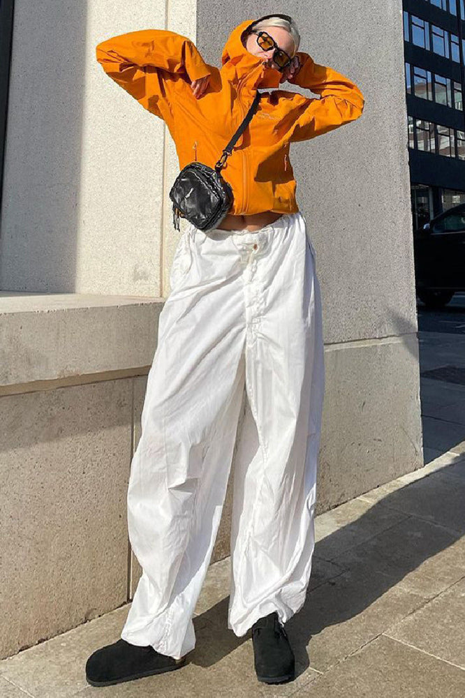 Fashionable Low-Waisted Drawstring Cargo Pant image 4