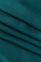 Satin V-Neck Waist-Cinching Split Dress Party Dress image 9