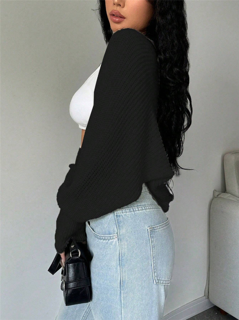 Loose Fit Knit Shrug Cardigan image 10