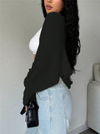 Loose Fit Knit Shrug Cardigan image 10