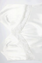 Lace Patchwork V Neck Cami Slim Elegant Maxi Dress image 6