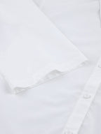 Bow Tie Long Sleeve White Blouse image 8