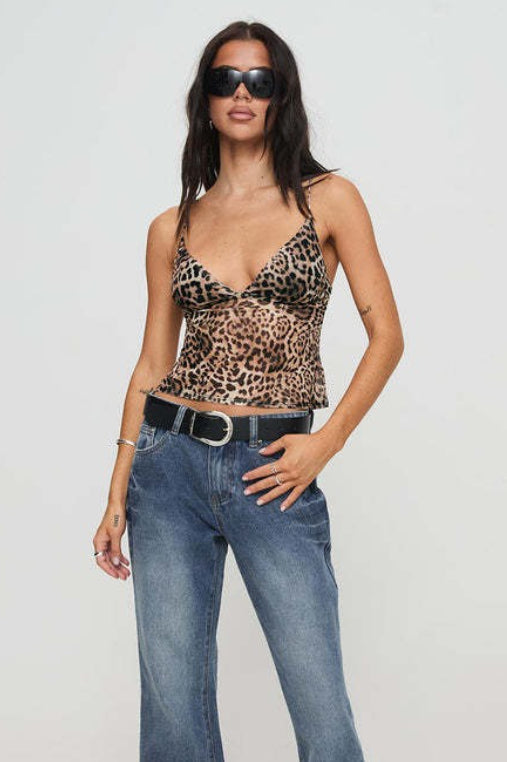Chic Sexy Leopard Print Cami Top image 3
