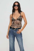Chic Sexy Leopard Print Cami Top image 3