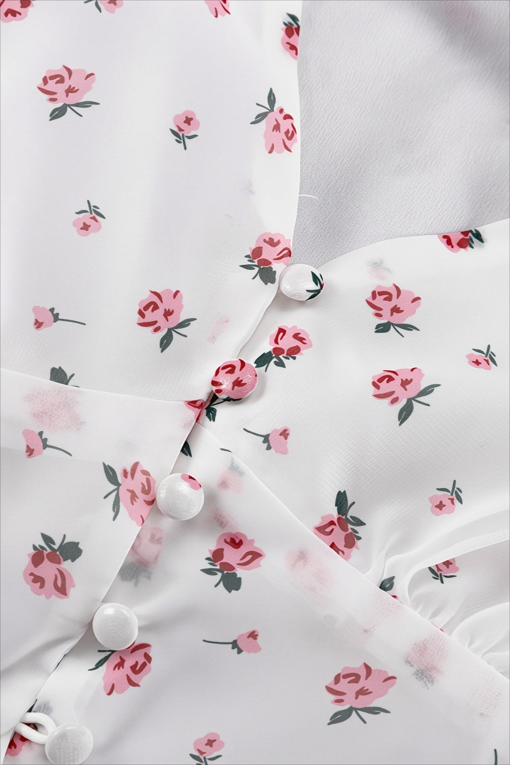 Sexy Chiffon V Neck Ruffle Sleeve Bodycon Skirt Sets image 6